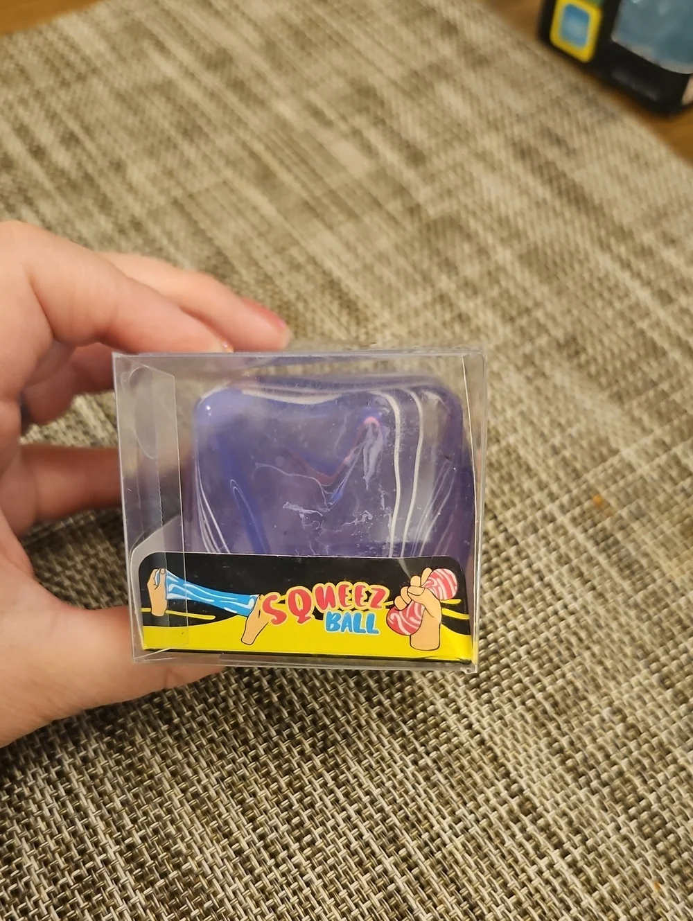 NEW! Squeez Ball Purple & Pink